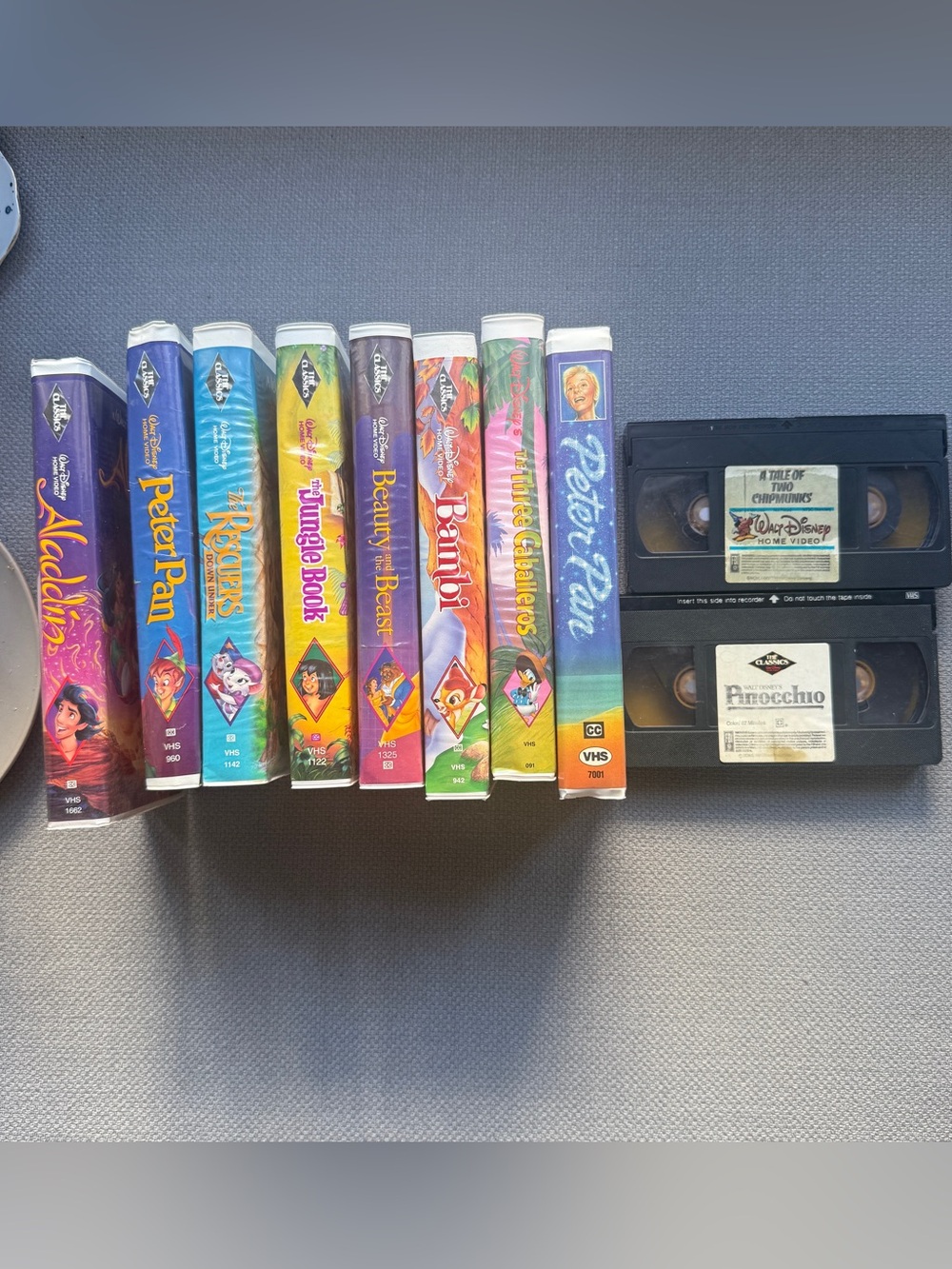 10 Vintage Disney VHS Collection - 7 black diamond classics